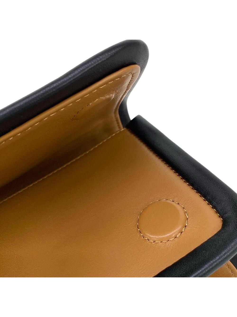 Pierre Hardy Alpha Brown Black Leather #281273P69B - Picture 12 of 15